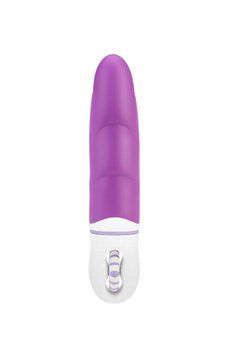 Вібратор з оригінальним дизайном та ребристою поверхнею AMOR BIG VIBRATOR ANGELUS Violet (Додаток НЕ Функціонує!) 56366 фото