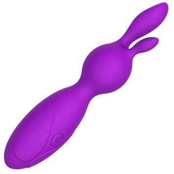 Вібратор Purple bunny 10 режимів вібрації колір фіолетовий 54433 фото