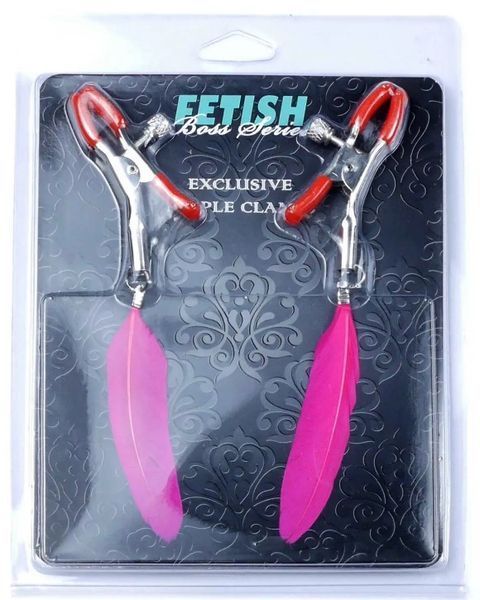 Затискачі для сосків Fetish Boss Series - №13 Exclusive Nipple Clamps 55386 фото