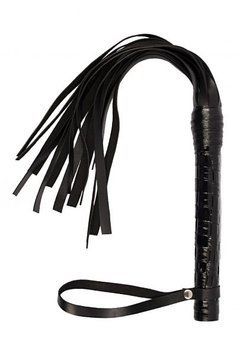 Флогер VIP Leather Flogger, Black шкіра 55598 фото