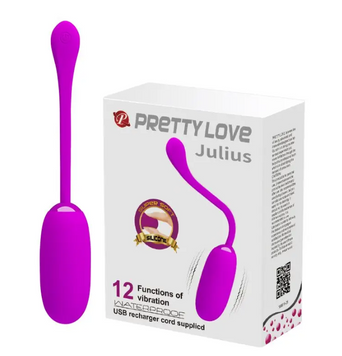 ПЕРЕЗАРЯЖУВАНЕ ВІБРОЯЙЦЕ PRETTY LOVE &laquo;JULIUS&raquo; 12 режимів вібрації 54645 фото