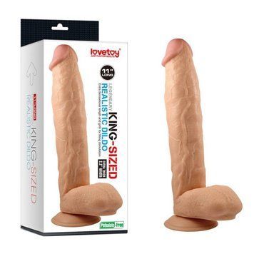 Королівський фалоімітатор Legendary King Sized Realistic Dildo 11 55702 фото