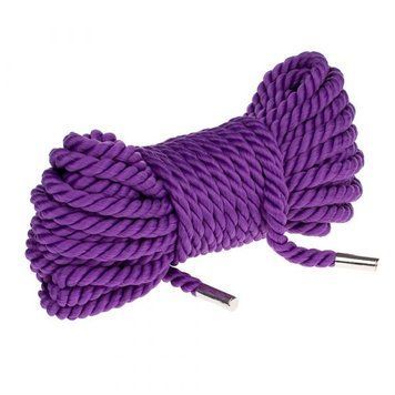 Мотузка для бондажу Premium Silky 10M, Purple Текстиль 55611 фото