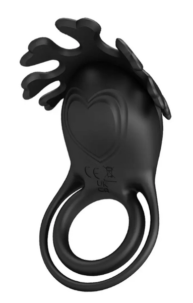 Кільце ерекційне Pretty Love - Vibration Penis Ring Ruben Black 56356 фото