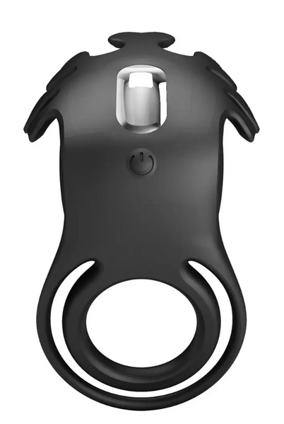 Кільце ерекційне Pretty Love - Vibration Penis Ring Ruben Black 56356 фото