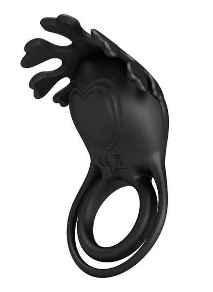 Кільце ерекційне Pretty Love - Vibration Penis Ring Ruben Black 56356 фото