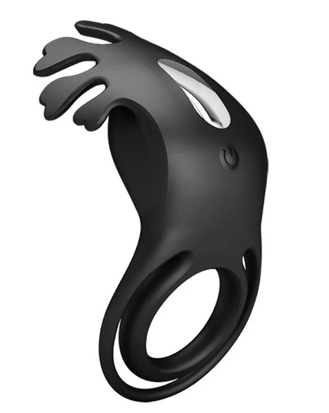 Кільце ерекційне Pretty Love - Vibration Penis Ring Ruben Black 56356 фото