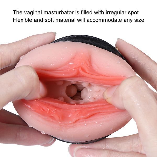 Мастурбато-вагіна пляшка Beer bottle masturbation Cup без вібрації тілесний 46098 фото