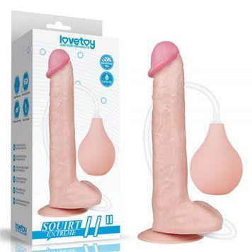 Фалоімітатор з сім'явипорскуванням 11'' Squirting Dildo 55733 фото