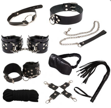 Набір Exxtreme Sex BDSM Leather Set Max, Black 53295 фото