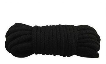 Мотузка для бондажу BONDAGE ROPE 10M, Black Текстиль 55612 фото