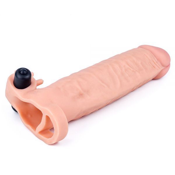 Насадка з вібрацією Add 2" Vibrating Penis Sleeve, Flesh 53196 фото