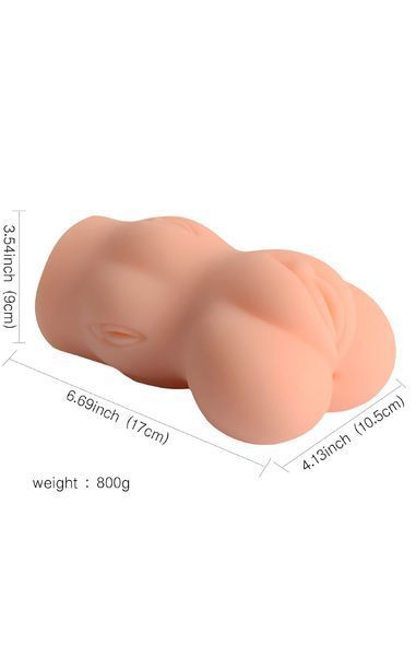 МАСТУРБАТОР "Mesa Pussy S" вагіна-анус без вібрації 54321 фото