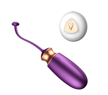 Віброяйце з підігрівом і пультом дистанційного керування - Vibrating Silicone Love EGG USB 55018 фото