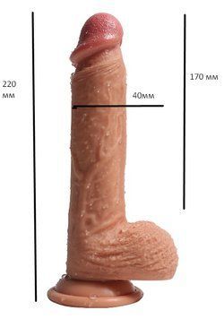 Фалоімітатор "Dean`s penis", мулат 46068 фото