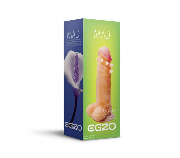 Фалоімітатор EGZO Ciberskin SVS001 (17,5 см х 3,5 см) 46166 фото