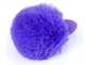 Анальна пробка (розмір S) з хвостом Boss Series - Silicon PLUG Bunny Tail Purple 55008 фото 4