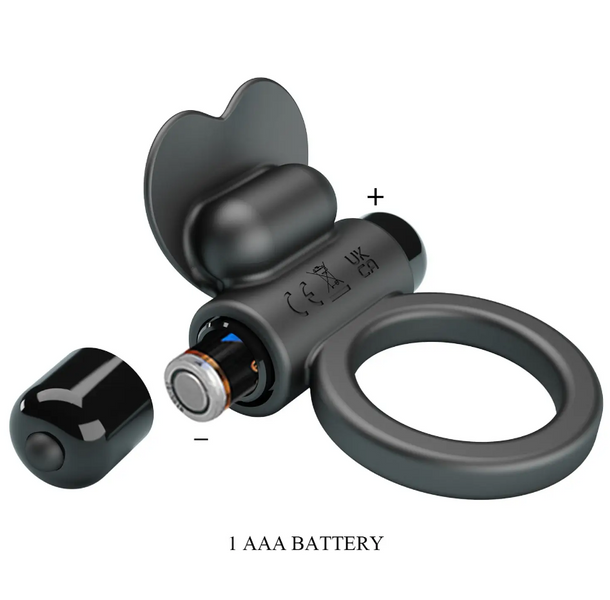 Ерекційне кільце з вібрацією Pretty Love Vibrant penis ring - DEBONAIRE 56480 фото