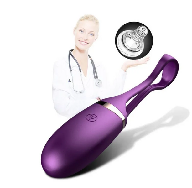 Віброяйце з пультом дистанційного керування - Vibrating Silicone Love EGG USB 55019 фото