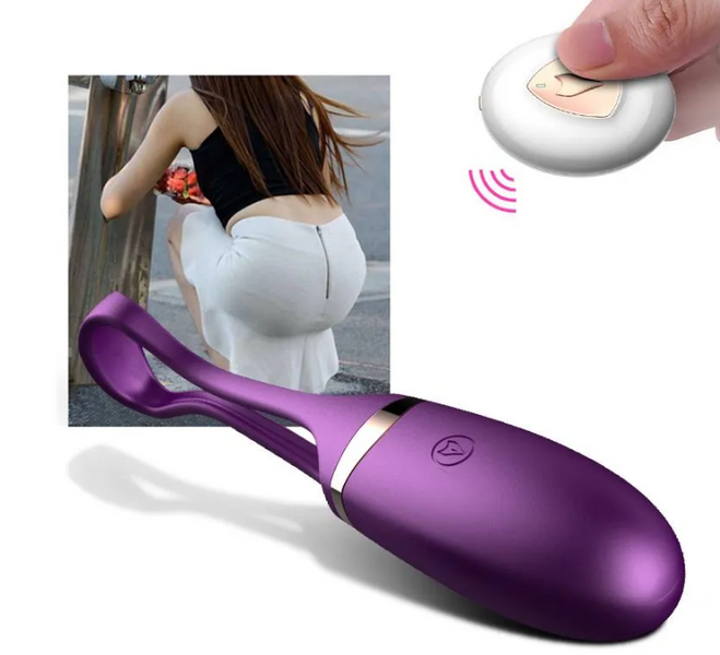 Віброяйце з пультом дистанційного керування - Vibrating Silicone Love EGG USB 55019 фото